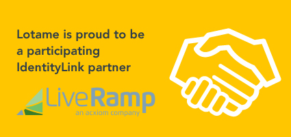 lotame liveramps identity link partner people based targeting liveramp