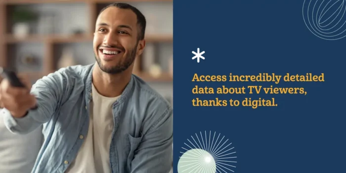 Access incredibly detailed data about TV viewers, thanks to digital.