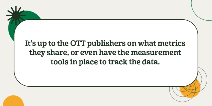 OTT ADVERTISING MEASUREMENT